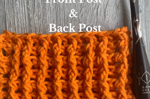 Crochet Stitch Tutorials, Front Post/Back Post